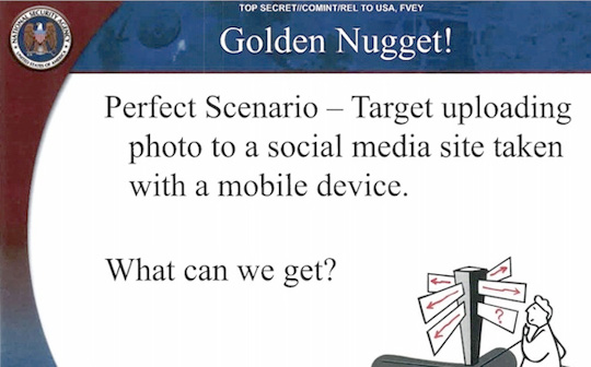 Provided by the NSA, courtesy of former employee Edward Snowden